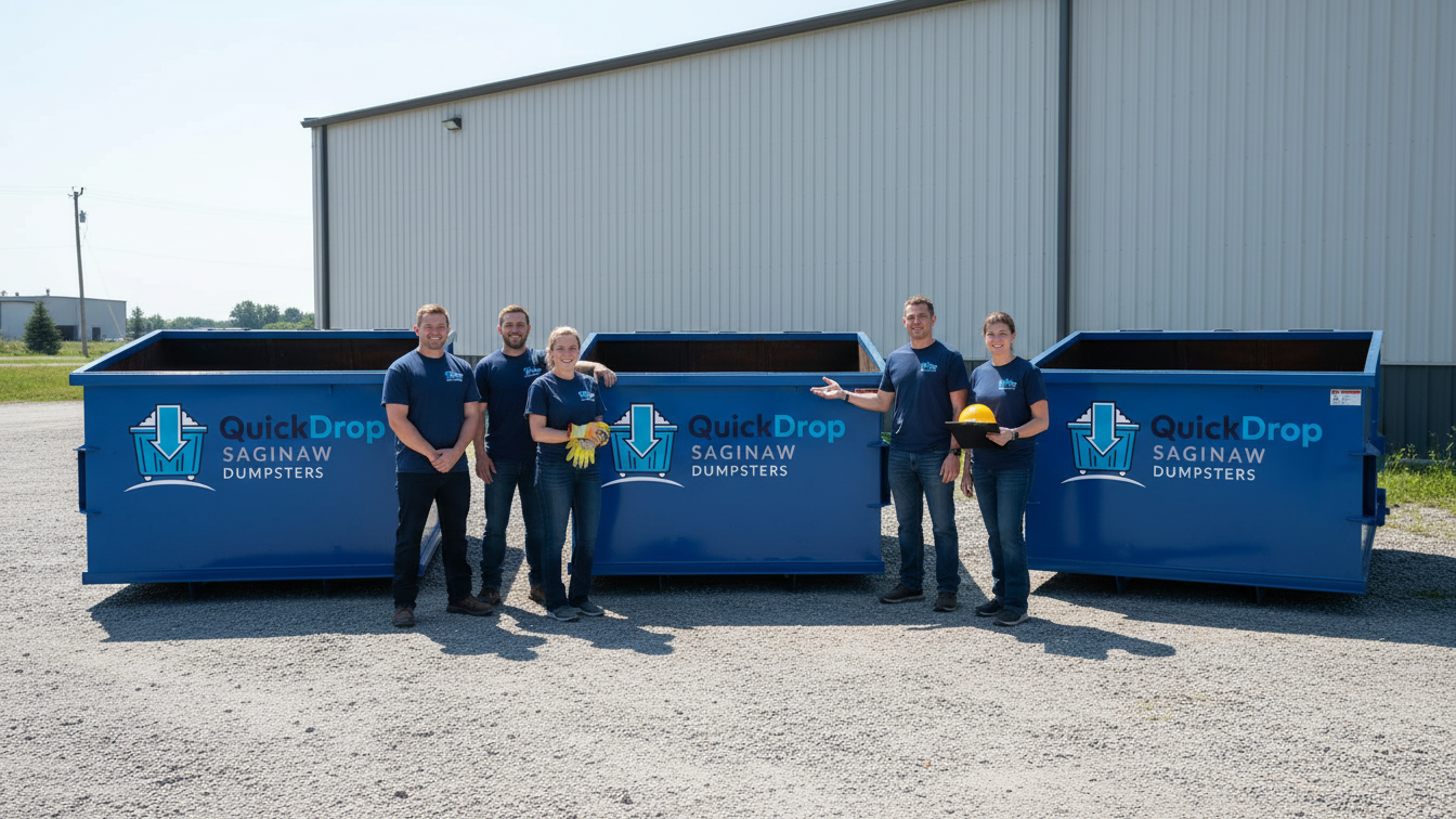 QuickDrop Saginaw Dumpsters team photos