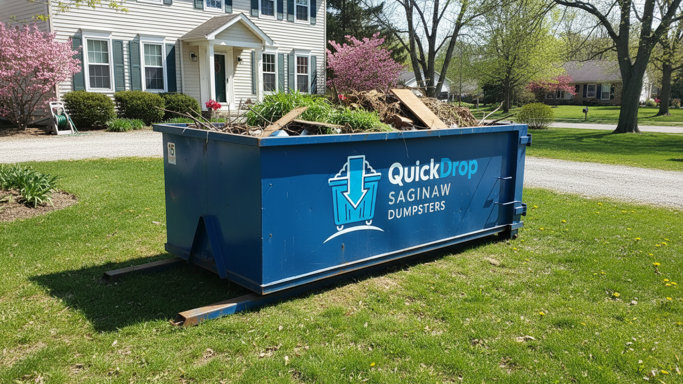 yard waste dumpster rental saginaw mi